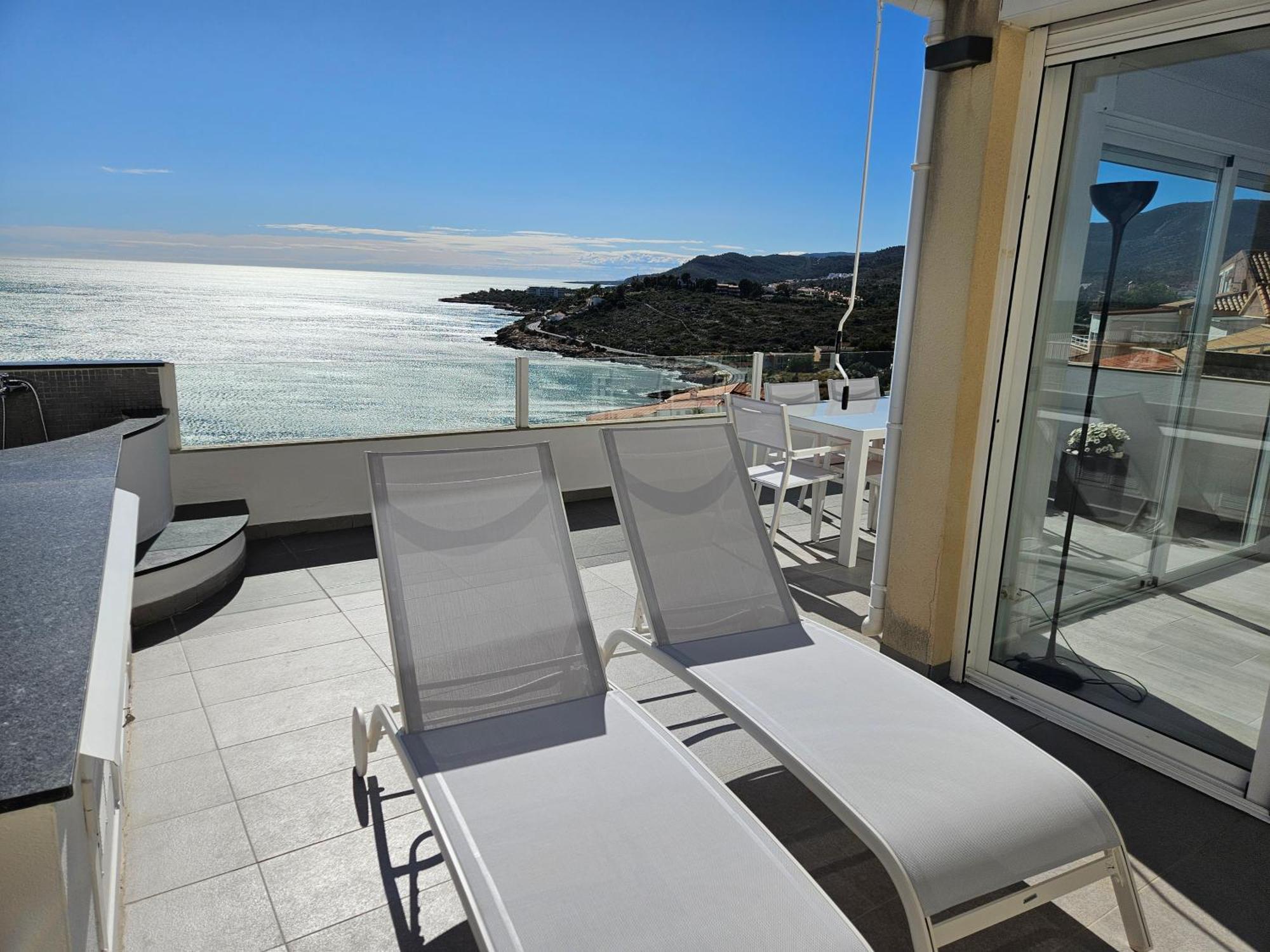 Peñíscola Fantastico Duplex Con Vistas Impresionantes Al Mar 아파트 외부 사진